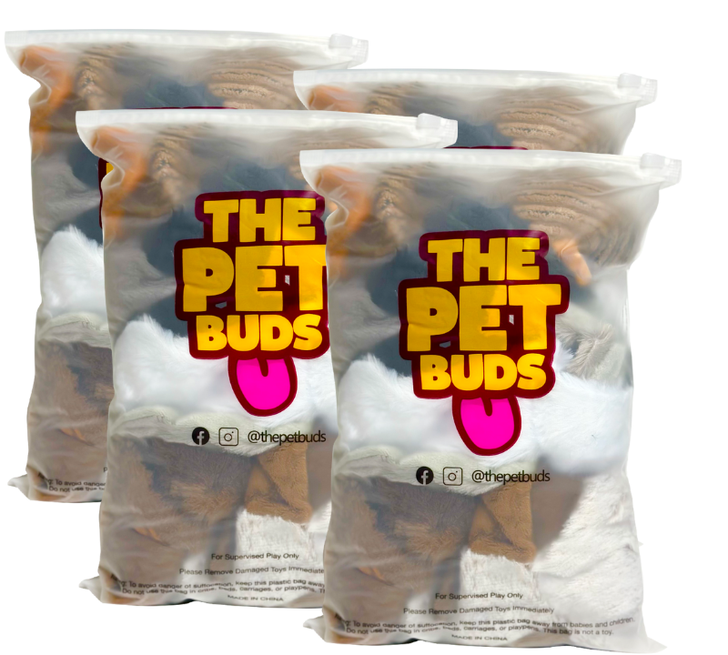 No Stuffing Dog Toys - 4 Packs