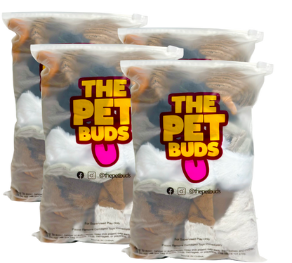 No Stuffing Dog Toys - 4 Packs